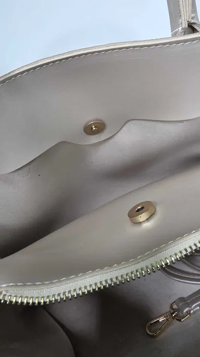 Vince Camuto Gold Rome Handbag Size: Medium