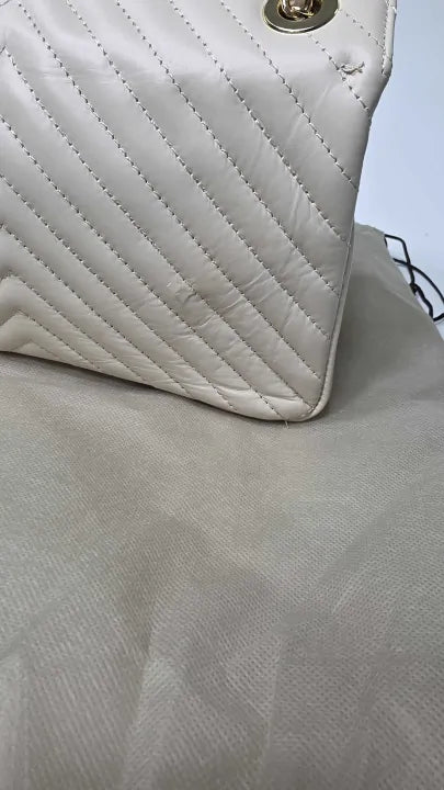 Roberta M - Beige Handbag - Beige Size: Medium