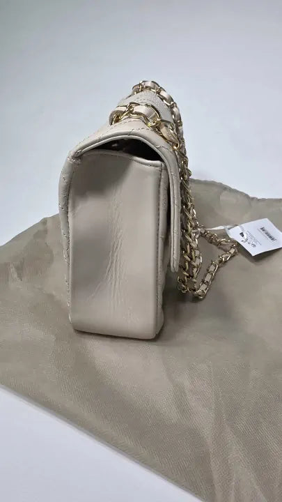 Roberta M - Beige Handbag - Beige Size: Medium