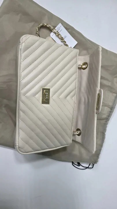Roberta M - Beige Handbag - Beige Size: Medium