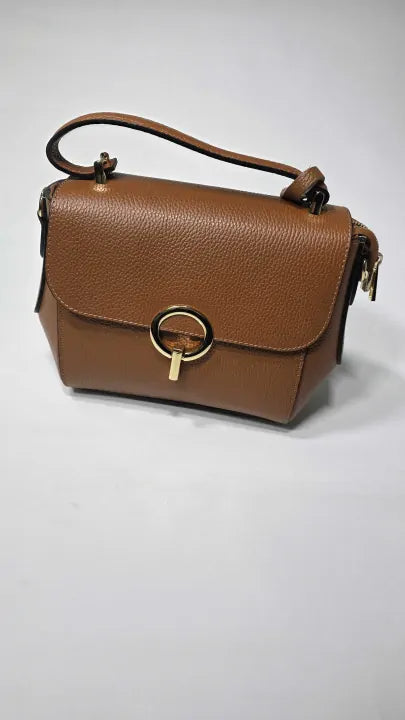Luisa Vannini - Brown Leather Handbag - Brown Size: Medium