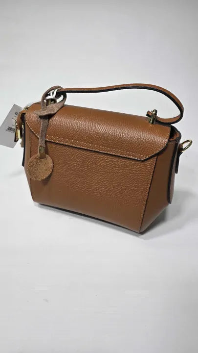 Luisa Vannini - Brown Leather Handbag - Brown Size: Medium