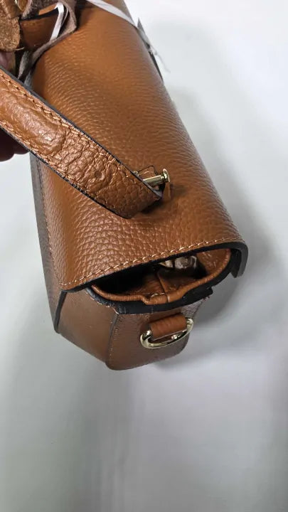 Luisa Vannini - Brown Leather Handbag - Brown Size: Medium