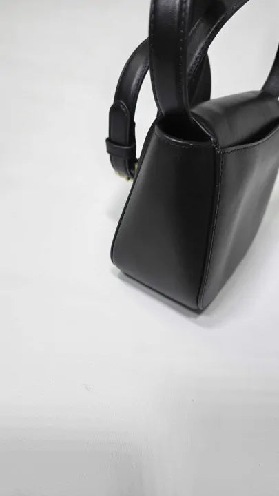 Whistles Black Carlota Turnlock Satchel Size: Small