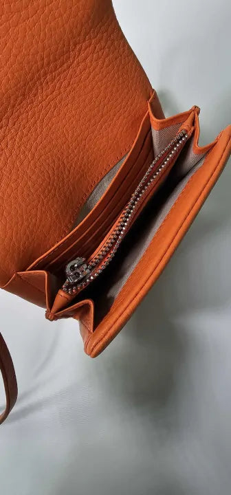 Radley - Sienna Orange Mallow Street Medium Phone Crossbody Bag Size: Small