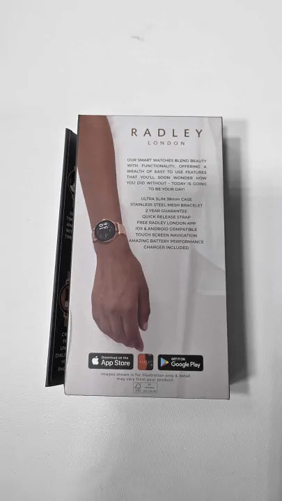 Radley - Radley Series 28 Amoled Rose Gold Mesh Watch - Pink Size: -