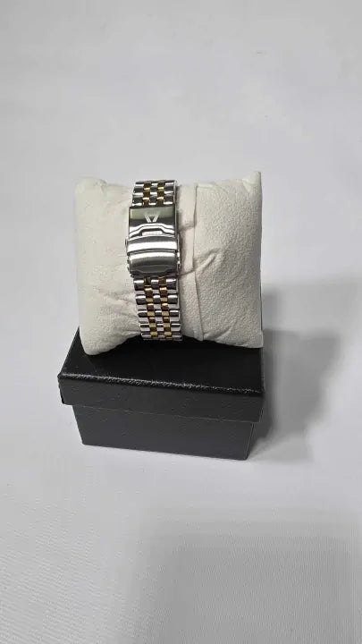 Anthony James Skeleton Automatic Two Tone Gold & Steel Mens Watch Size: -