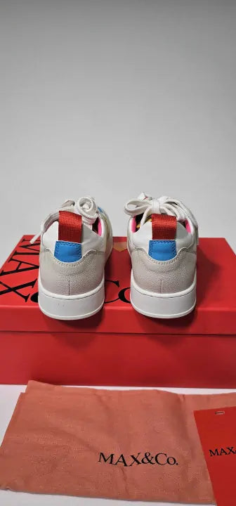 Max&co.-4764022703 Max Beige-36-beige-white Max Trainer-beige Size: 36