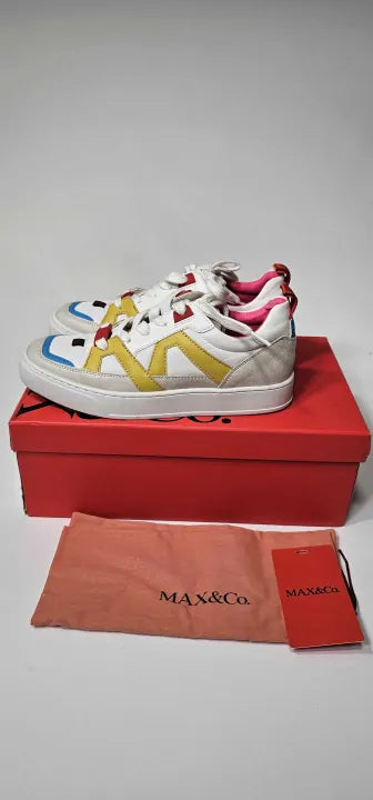 Max&co.-4764022703 Max Beige-39-beige-white Max Trainer-beige Size: 39