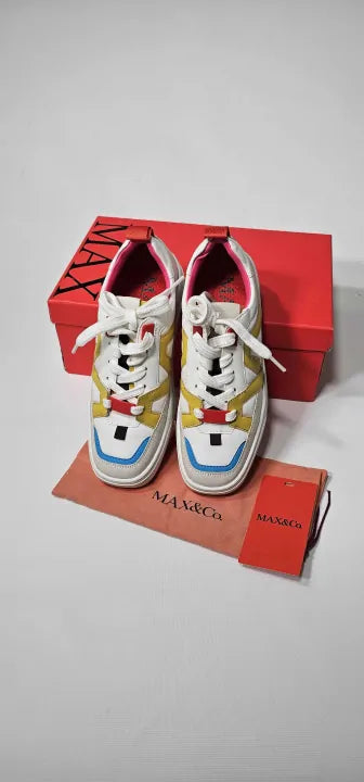 Max&co.-4764022703 Max Beige-39-beige-white Max Trainer-beige Size: 39