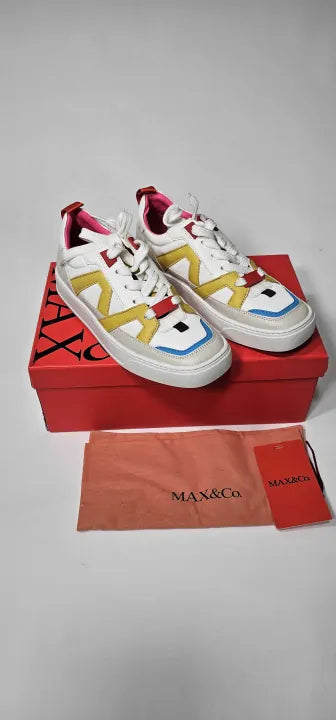 Max&co.-4764022703 Max Beige-39-beige-white Max Trainer-beige Size: 39