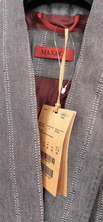 Max&co.
Burgundy Opus Cotton Blazer Size: Uk8