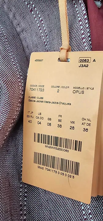 Max&co.
Burgundy Opus Cotton Blazer Size: Uk8