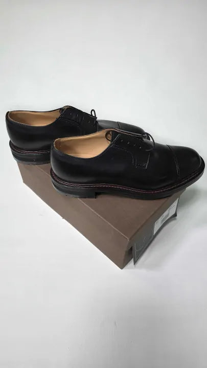 Church's - Black Leather Wellington Derby - Black Size: Uk 7