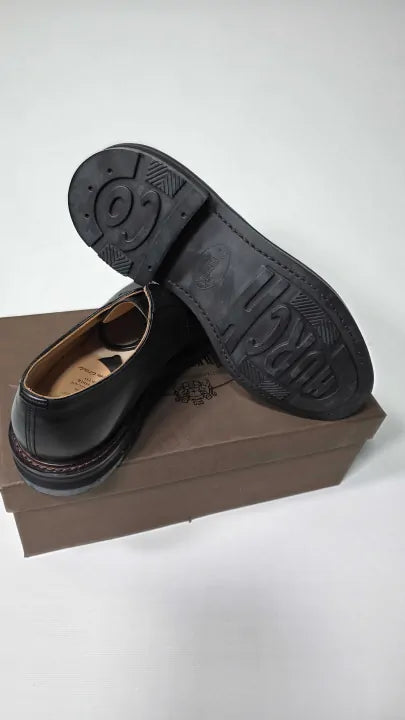 Church's - Black Leather Wellington Derby - Black Size: Uk 7