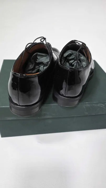 Church's - Black Consul Patent Flat Shoes - Black Size: Uk 6