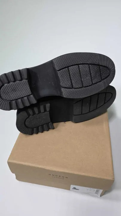 Hudson - Women's Black Dahlia Leather Chelsea Boot - Black Size: Uk 8