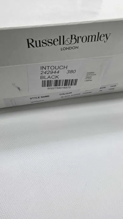 Russell & Bromley - Women's Black Intouch Nappa Flat Tall Boots - Black Size: Uk 5