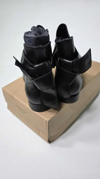 Hudson - Women's Black Etty Leather Chelsea Boot - Black Size: Uk 7