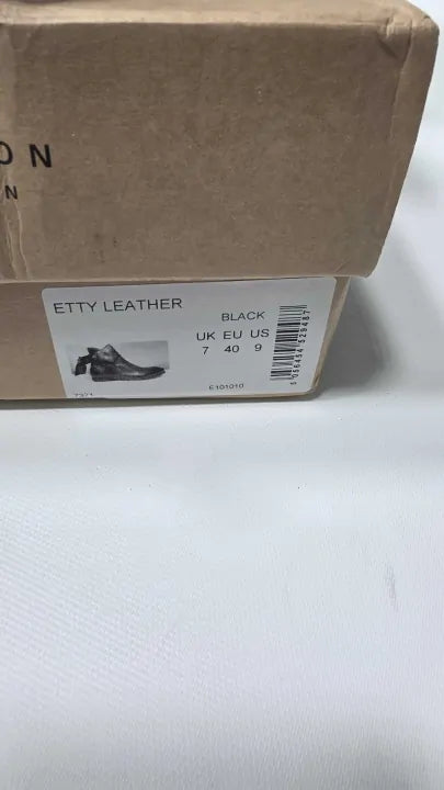 Hudson - Women's Black Etty Leather Chelsea Boot - Black Size: Uk 7