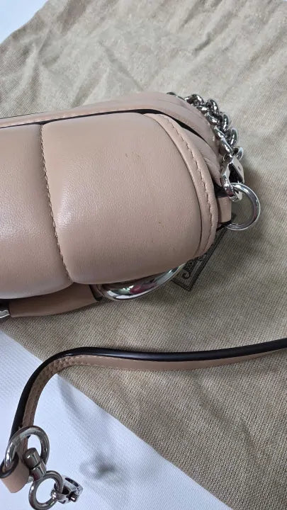 Gucci - Women's Pink Gucci Horse Bit Medium Padded-leather Shoulder Bag Size: -