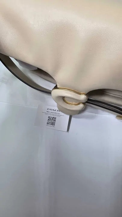 Coach - Cream Tabby Handbag - Cream Size: Medium