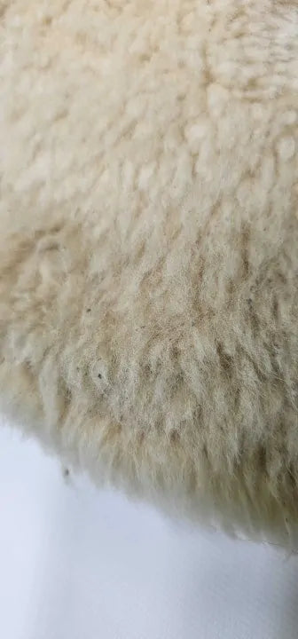 No Eleven - Cream Shearling Bucket Hat - Cream Size: One Size