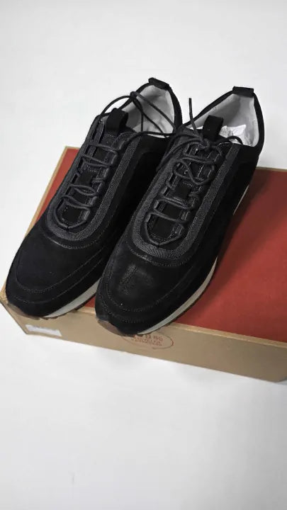 Grenson - Black Suede Sneaker 12 - Black Size: Uk10