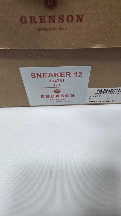 Grenson - Black Suede Sneaker 12 - Black Size: Uk 9