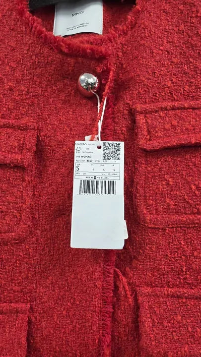 Mango - Jacket Wintour - Red Size: S