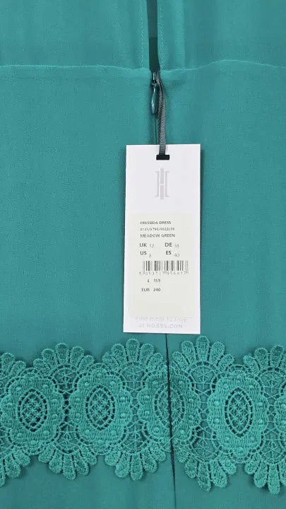 Hobbs London - Green Cressida Dress - Green Size: Uk 12