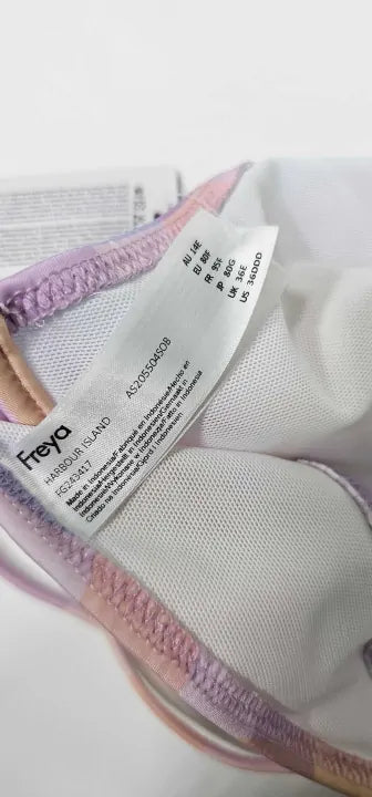 Freya - Harbour Island Uw Halter Bikini Top - Pink Size: 36E