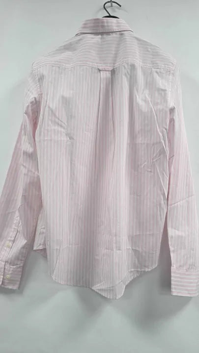 Gant Regular Fit Classic Striped Poplin Shirt Size: 38