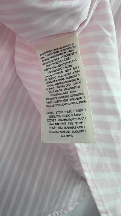 Gant Regular Fit Classic Striped Poplin Shirt Size: 38