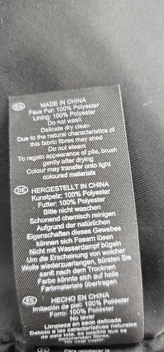 Hobbs London - Black Robin Faux Fur Coat - Black Size: Xl