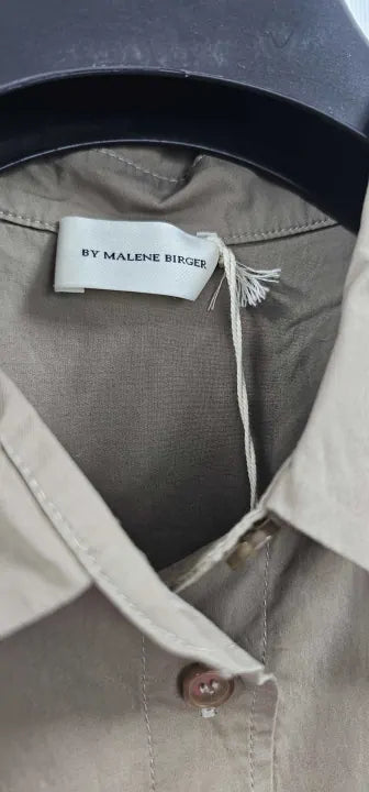 By Malene Birger - Taupe Derris Oversized Shirt - Taupe Size: Eur38