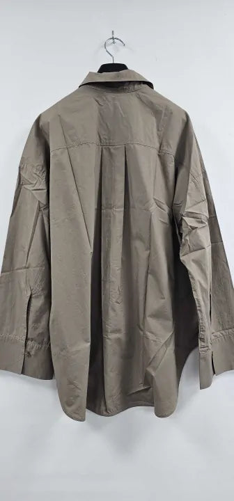 By Malene Birger - Taupe Derris Oversized Shirt - Taupe Size: Eur38