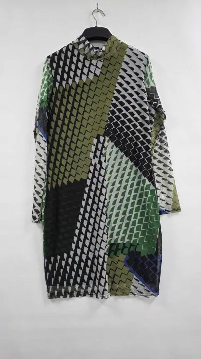 Whistles Abstract Dress Size: Uk 14