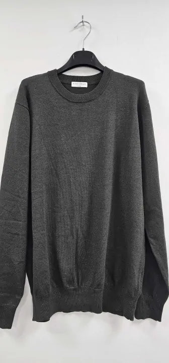 Gianni Feraud - Khaki Cashmere Blend Crew Jumper - Green Size: Xl