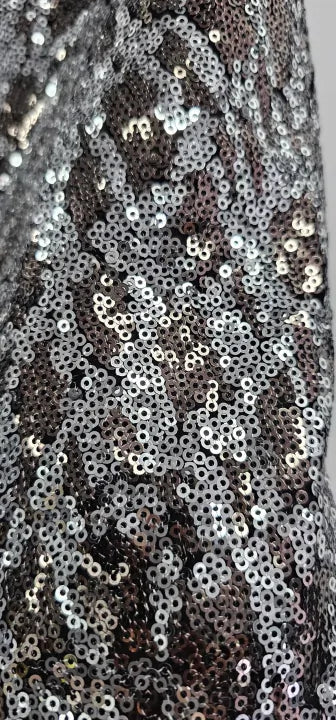 Hush - Silver Leopard Sequin Mini Dress - Multi Size: Uk8