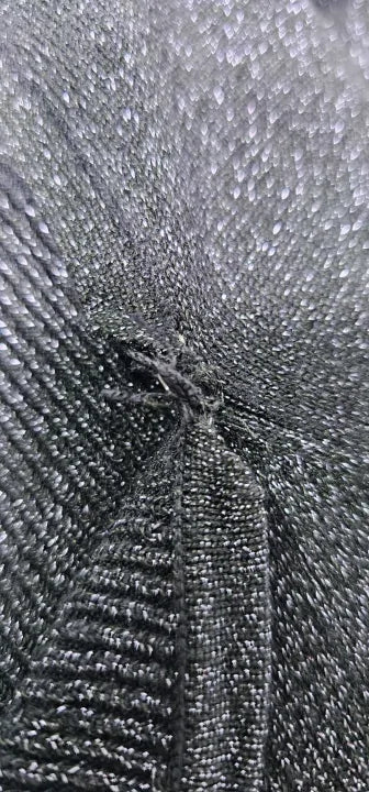 Sosandar - Navy Blue Metallic Sweetheart Neckline Fit Flare Knitted Dress - Blue Size: Uk16