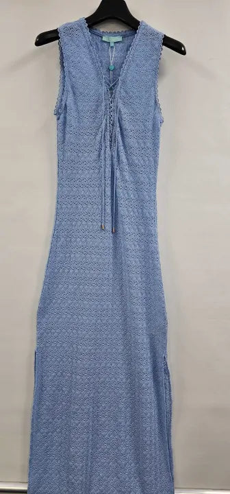 Melissa Odabash - Dusty Blue Maddie Dress - Blue Size: S