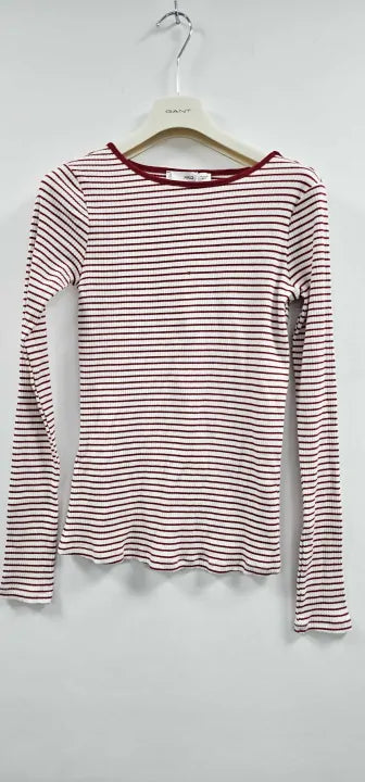 Mango - Red Eros Printed T-shirt - Red-white Size: M