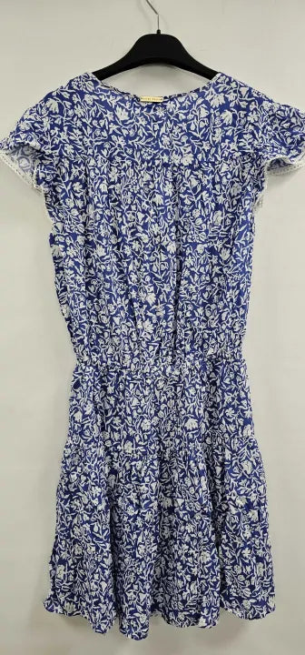 Heidi Klein - Mini Tiered Dress - Blue-white Size: S