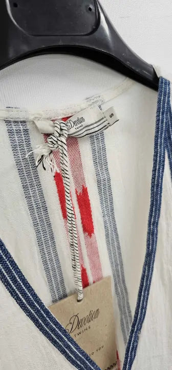 Devotion - Smart Dress - Navy-red Size: S