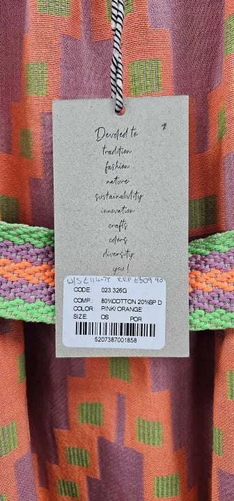 Devotion - Zafiri Dress - Pink-orange -Green Size: One Size