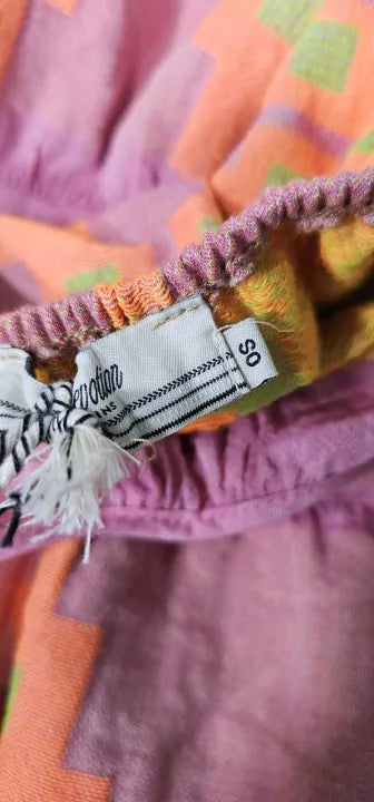 Devotion - Zafiri Dress - Pink-orange -Green Size: One Size