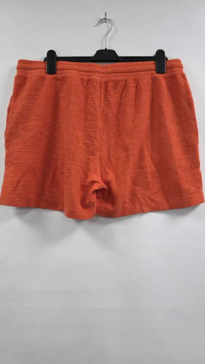 Hush - Orange Tania Textured Shorts - Orange Size: Uk 10