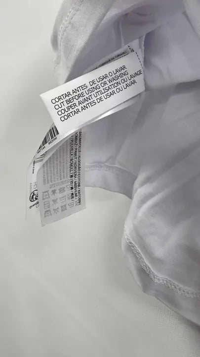 Mango - White Studded Sleeveless Cotton T-shirt - White Size: S