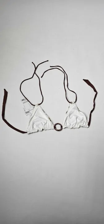 Banana Moon - White & Multi Oreo Ohana Bikini Top - Multi Size: Xs